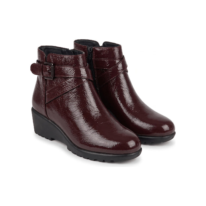 MAHOIS ROSSO SCURO — bottillon Hush Puppies pour femme, photo 2 sur 5