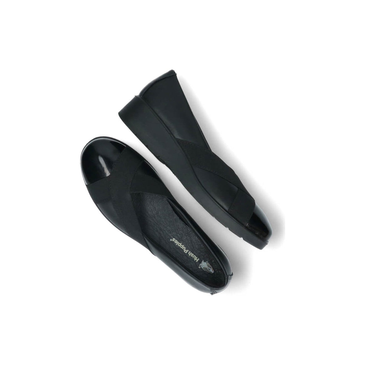 INDEXO NERO — Hush Puppies-ballerina voor dames, foto 2 van 4