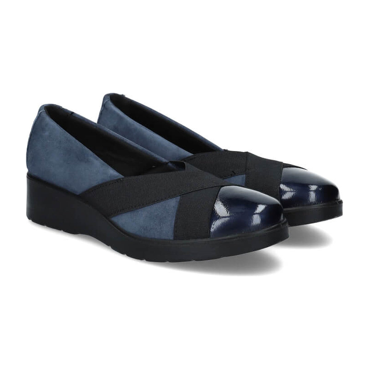 INDEXO BLU — Hush Puppies-ballerina voor dames, foto 2 van 4