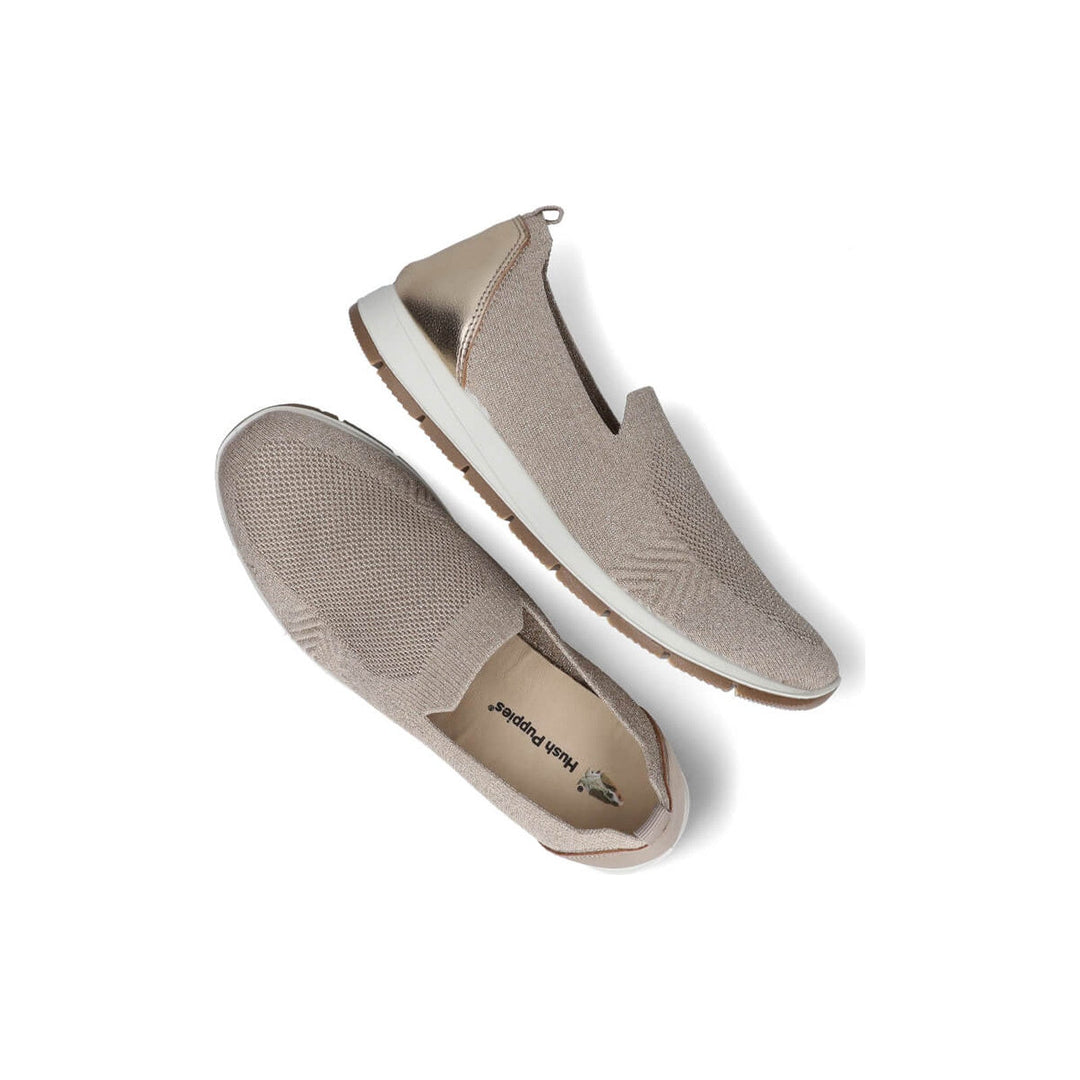 INFRA BEIGE — mocassin Hush Puppies pour femme, photo 4 sur 4